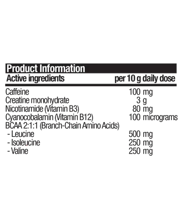 BSC K-OS PRE WORK OUT