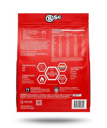 BSC SHRED PROTEIN POWDER 800G