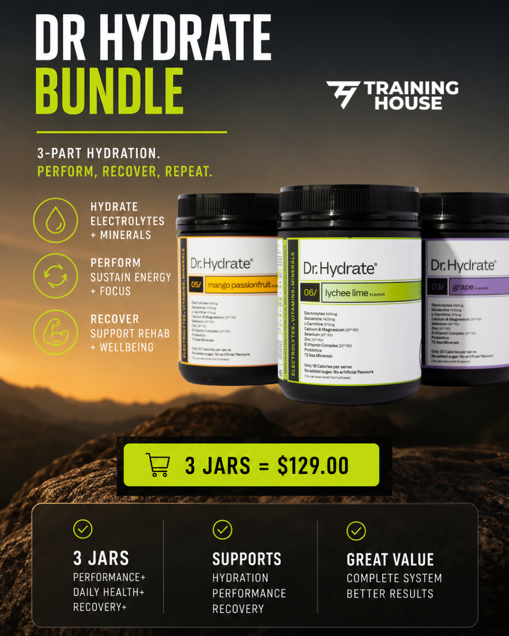 DR HYDRATE 3 JAR BUNDLE