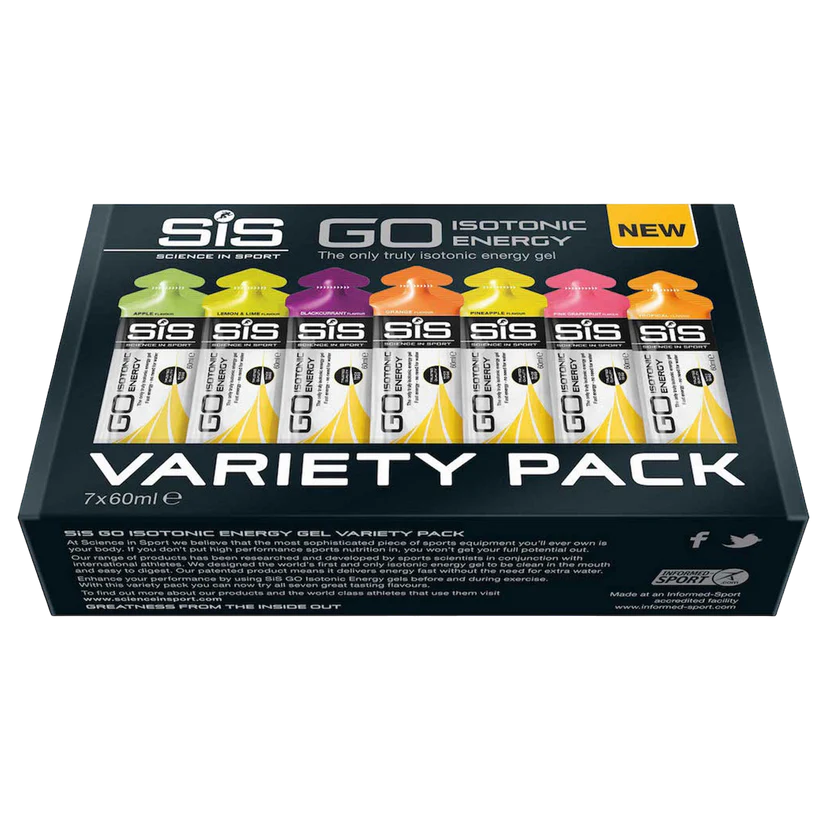 SIS GO ISOTONIC GEL VARIETY PACK 7