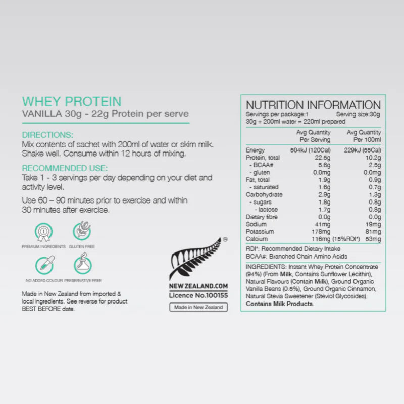 PURE WHEY PROTEIN CONCENTRATE BAGS