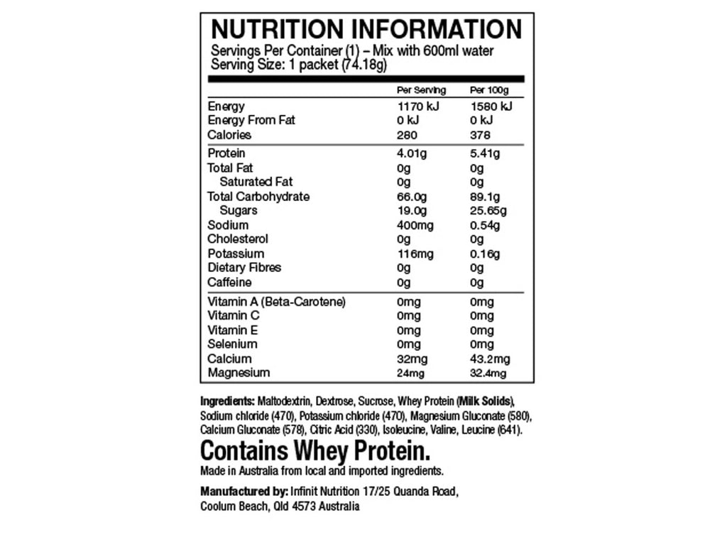 INFINIT NUTRITION GO FAR ENDURANCE FUEL