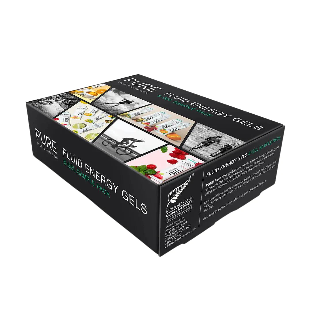 PURE Fluid Energy Gels 8-Gel Sample Pack