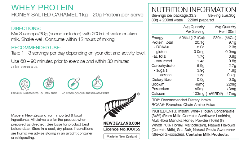 PURE WHEY PROTEIN CONCENTRATE BAGS