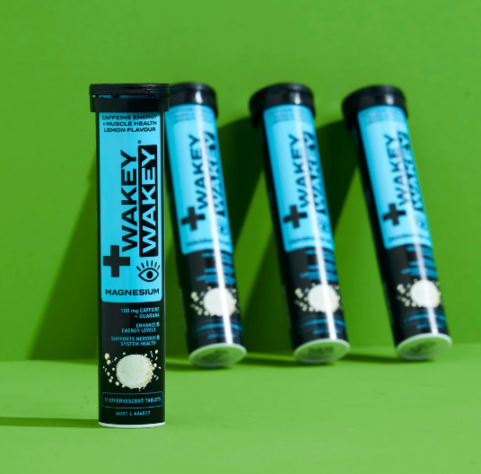 WAKEY WAKEY CAFFEINE ENERGY + MAGNESIUM EFFERVESCENT