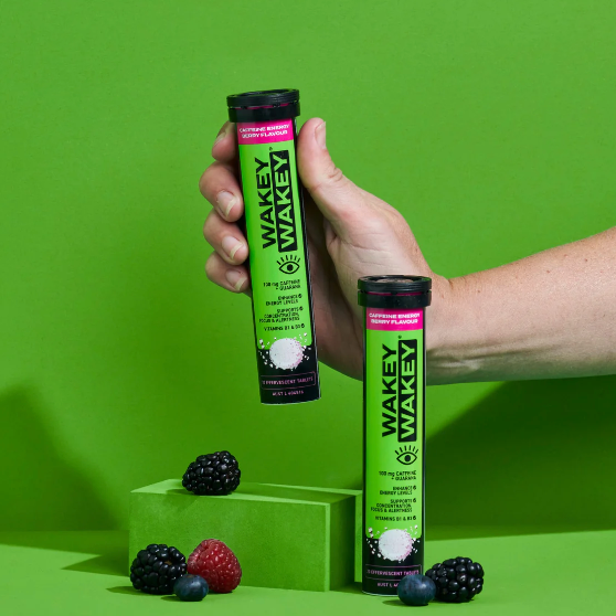 WAKEY WAKEY CAFFEINE ENERGY EFFERVESCENT - BERRY