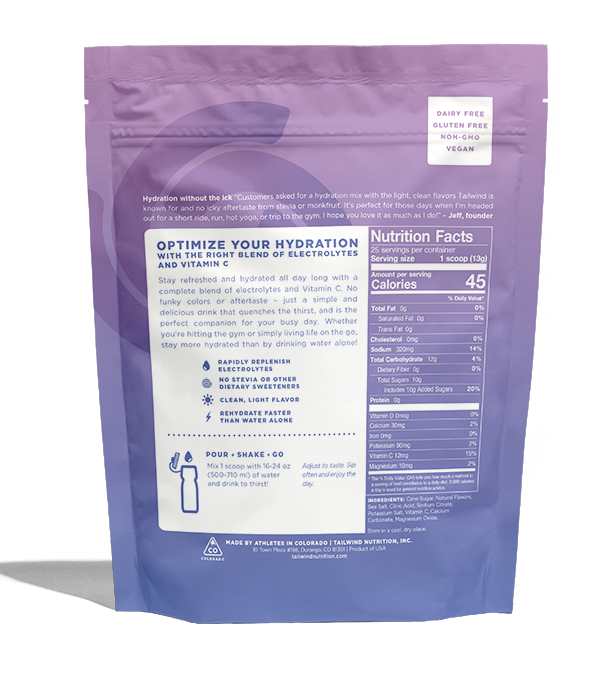 TAILWIND HYDRATION FUEL - 25 SERVE