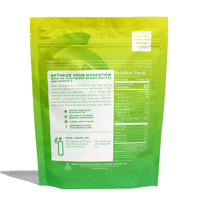 TAILWIND HYDRATION FUEL - 25 SERVE