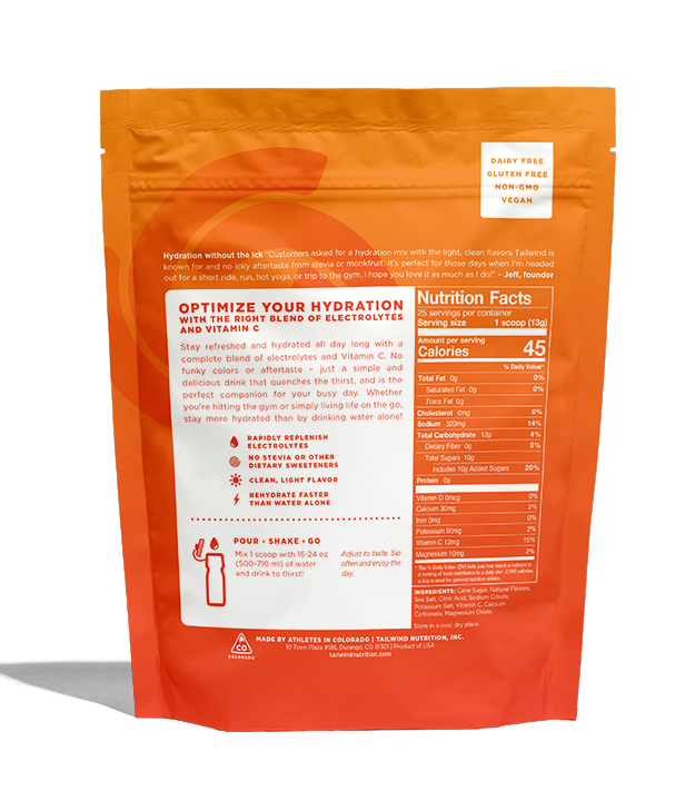 TAILWIND HYDRATION FUEL - 25 SERVE