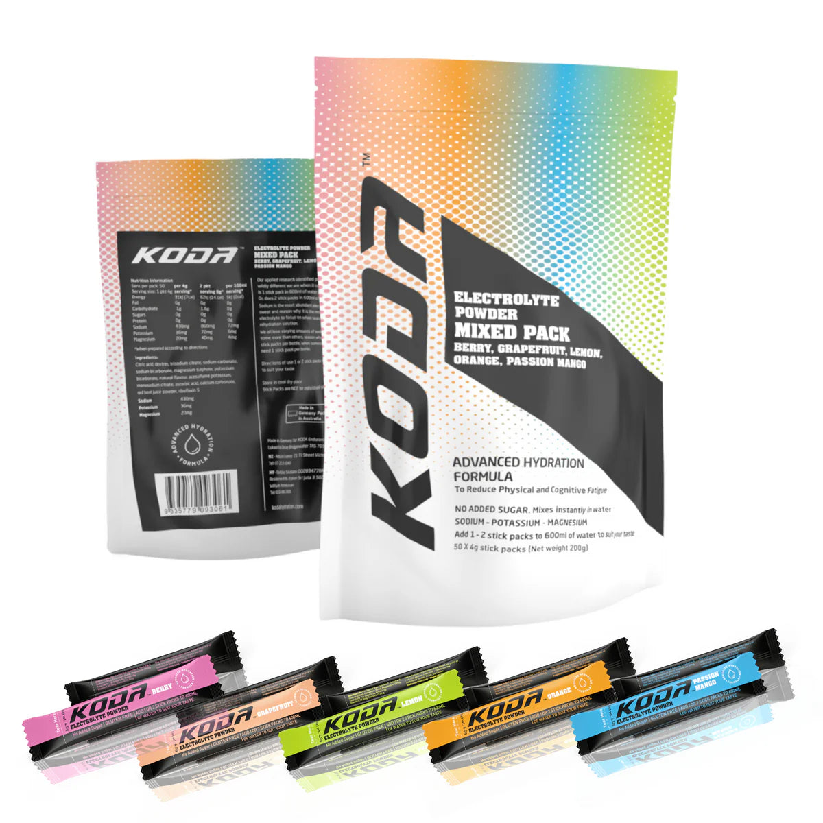KODA ELECTROLYTE MIXED PACK - 50 STICKS